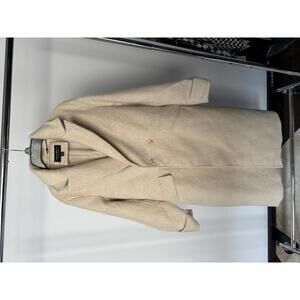 Coalition LA Cream Long Wool Blend Coat Size S